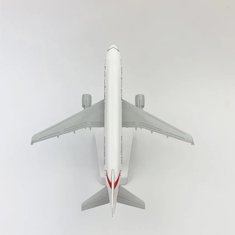 Металлическая модель самолета 20 см Srilanka Airbus A320 из металлического сплава с шасси детские игрушки подарок на день рождения