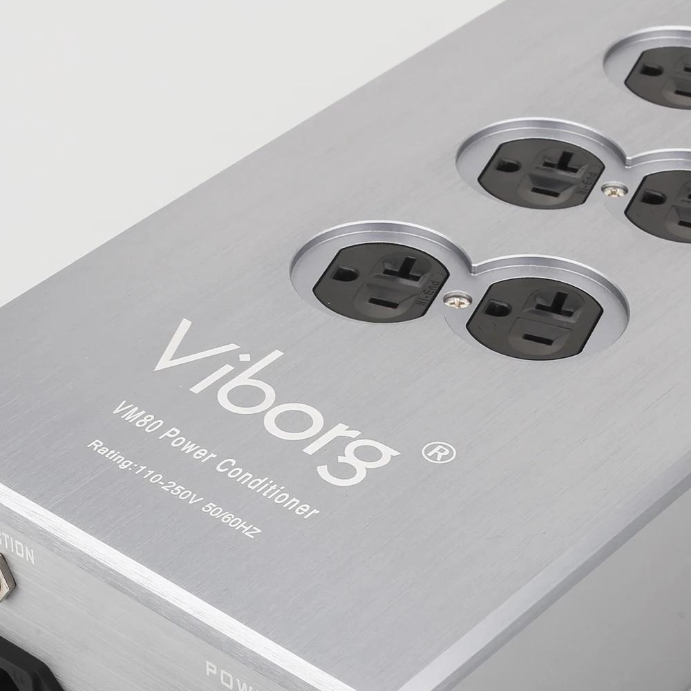  Фильтрующий элемент viборга VM80 HiFi розетка стандарта США 8 каналов Кондиционер переменного тока аудиофил электроочиститель распределитель питания