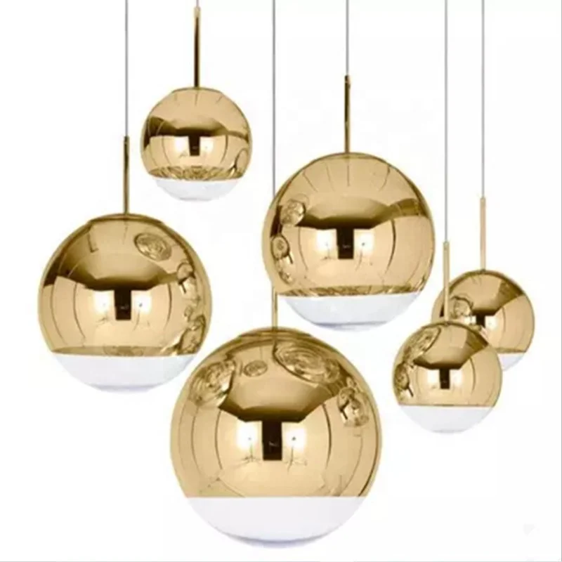 Amazon hot sell Home lighting Indoor e27 Classic glass led ceiling hanging kitchen Light   lighting chandelier and pendant lamp