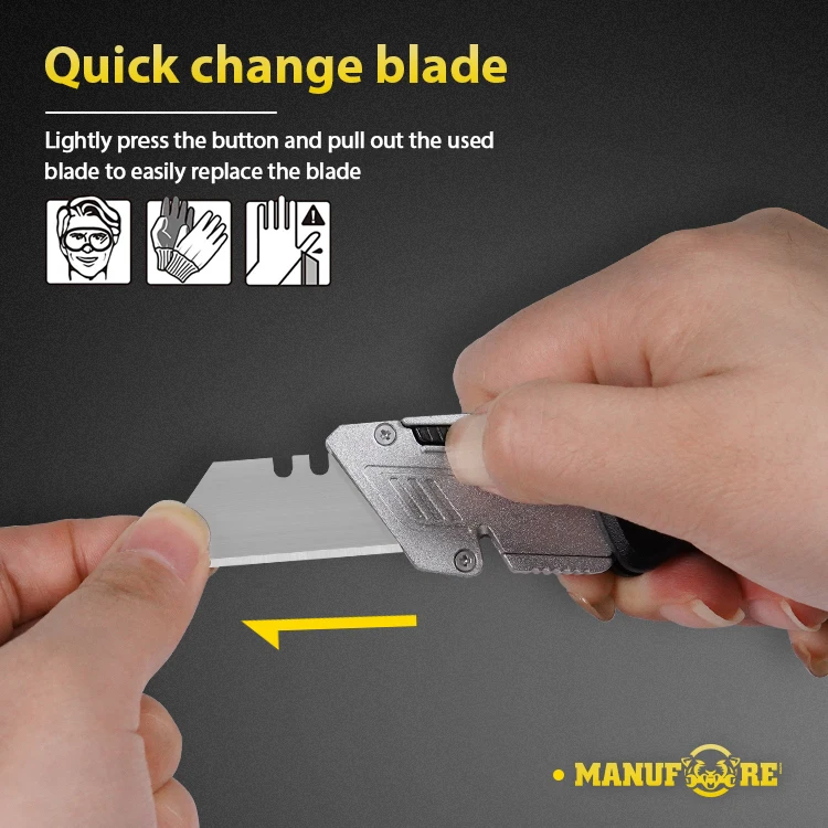 Hot sale Pocket knife Stainless Steel Folding Utility Knife Outdoor Camping