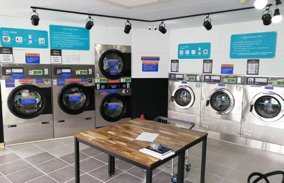Commercial Laundry Equipment 12kg 16kg 22kg Stacked Washing Machines Dryers Coin Operated with Dry Function Electric Laundromat