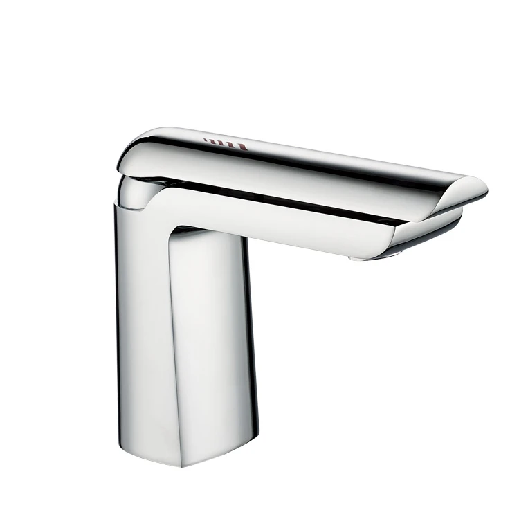 Single Handle Single Hole Long Lever Chrome Plated Brass Basin Faucet Mixer