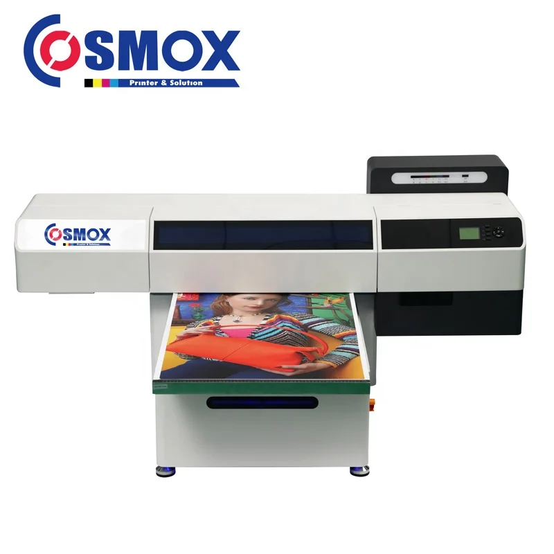 Cosmox A1 UV printer digital printing machine wood glass ceramic plastic metal plastic multifunctional printing