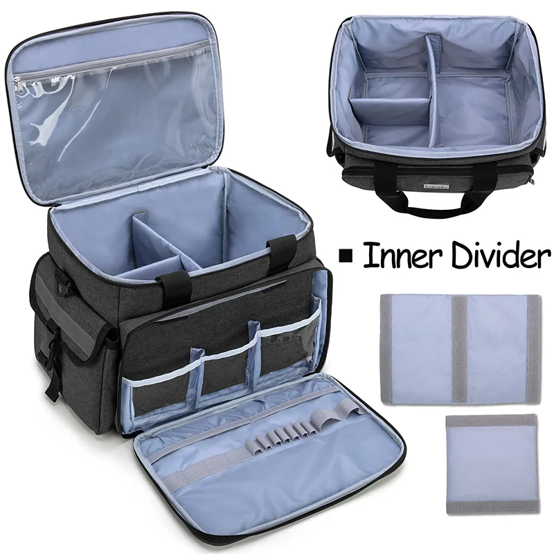 Emergency Medical Supplies Storage Bag Home Health Aid Bag with Shoulder Strap for Nurse Doctors First Aid Pouch Organizer Bag