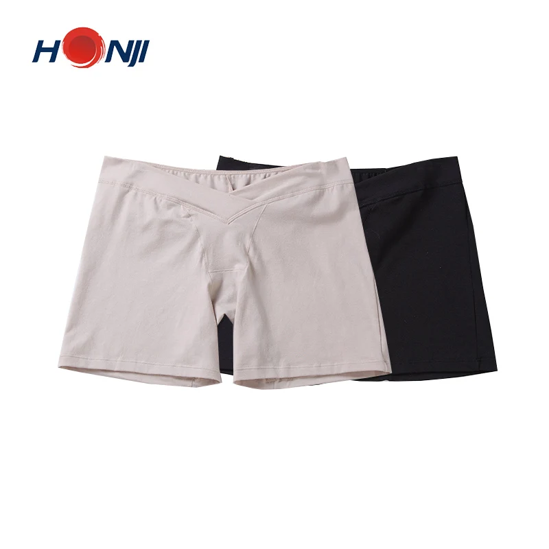 
Breathable Soft Tactility V-Shaped Waistband Loose Comfortable Lady Maternity Shorts 