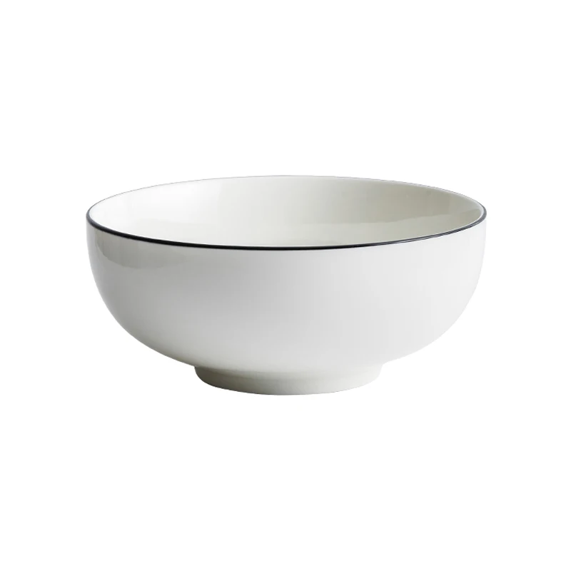 10-дюймовая шпилька европейские контракт белого керамическая Суповая тарелка, керамическая чаша для фруктов