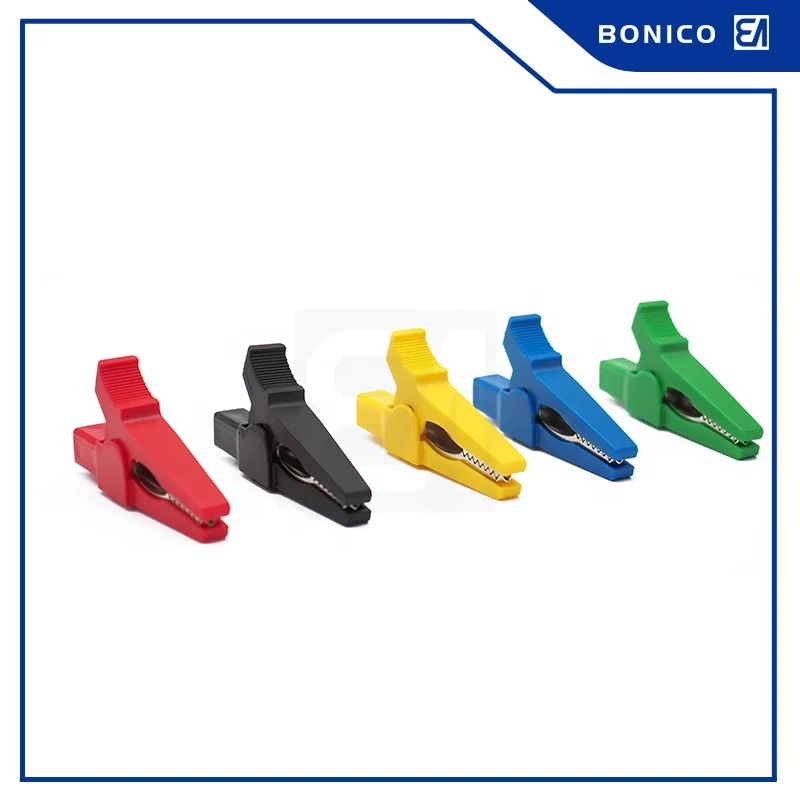 10A 69MM High Quality Nylon Insulated Pure Copper Material Test Battery Clip