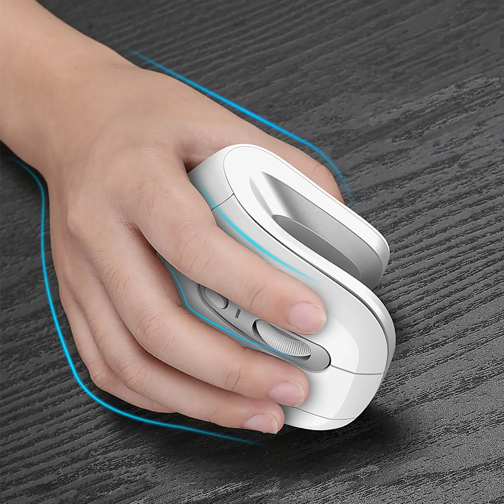 Jelly Comb 1000/1600/2400 DPI Ergonomic Mouse 2.4G Optical Vertical Mice for Home Office BT 4.0 Wireless Mouse