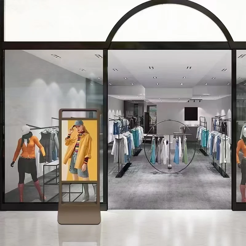 49-Inch Business Super Floor Stand Advertising Machine with Android Smart Touch TFT One Machine Intelligent Display