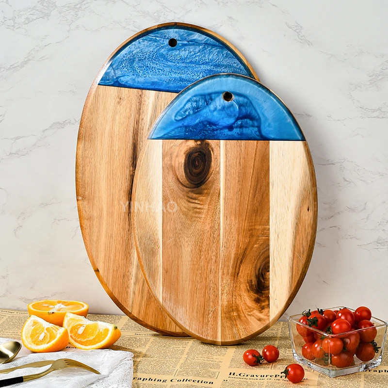 Premium Kitchen Epoxy Resin Chopping Board Wooden Chopping Cutting Board