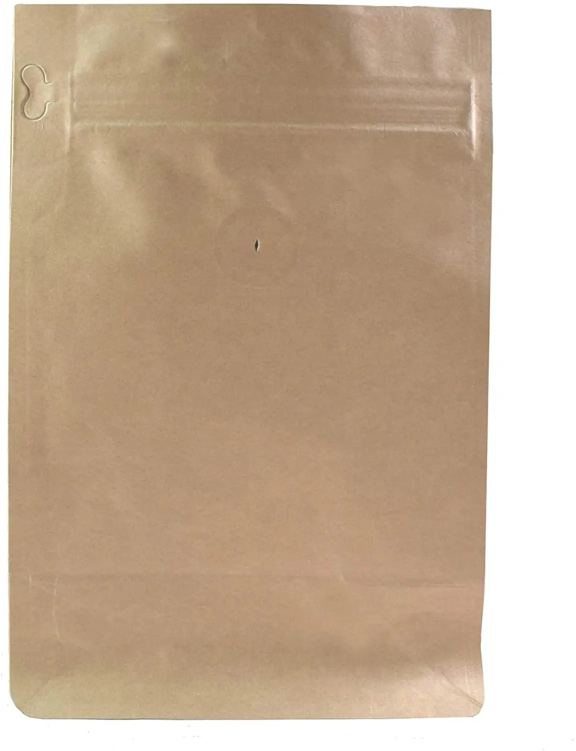 New whole eight edge-sealing packaging flat bottom white kraft paper coffee bagasse with valve
