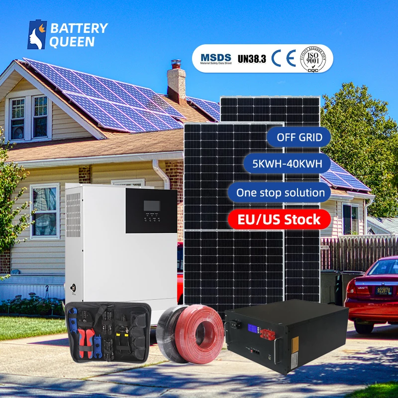 Полные системы хранения солнечной энергии можно настроить 5 кВт 10 15 литий-ионный аккумулятор Комплект для