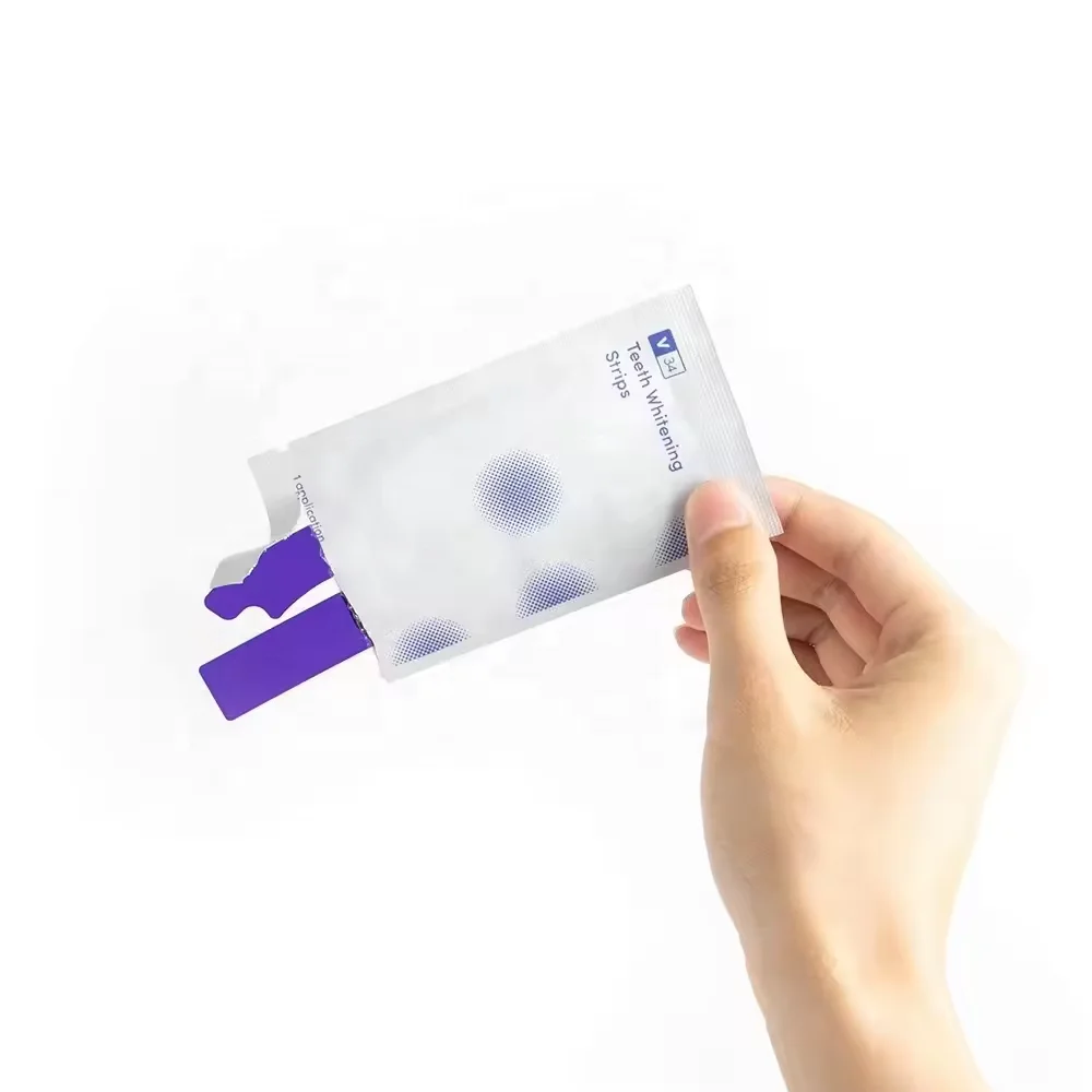 Оптовая продажа PAP продвинутый логотип собственной торговой марки Pap бикарбонат натрия без пероксида корректор для зубов отбеливающие полоски