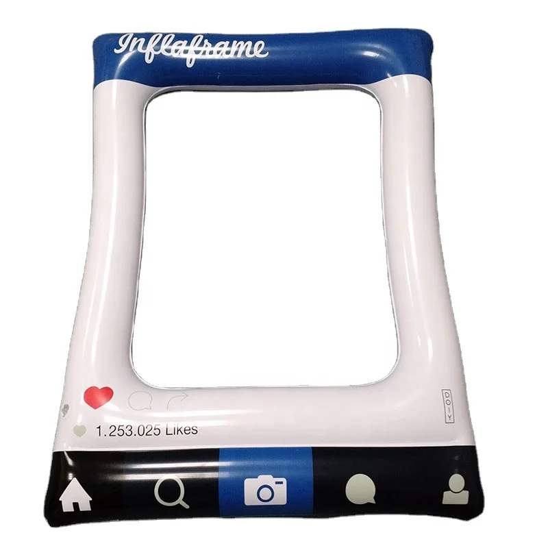 Customized party toy inflatable photo frame