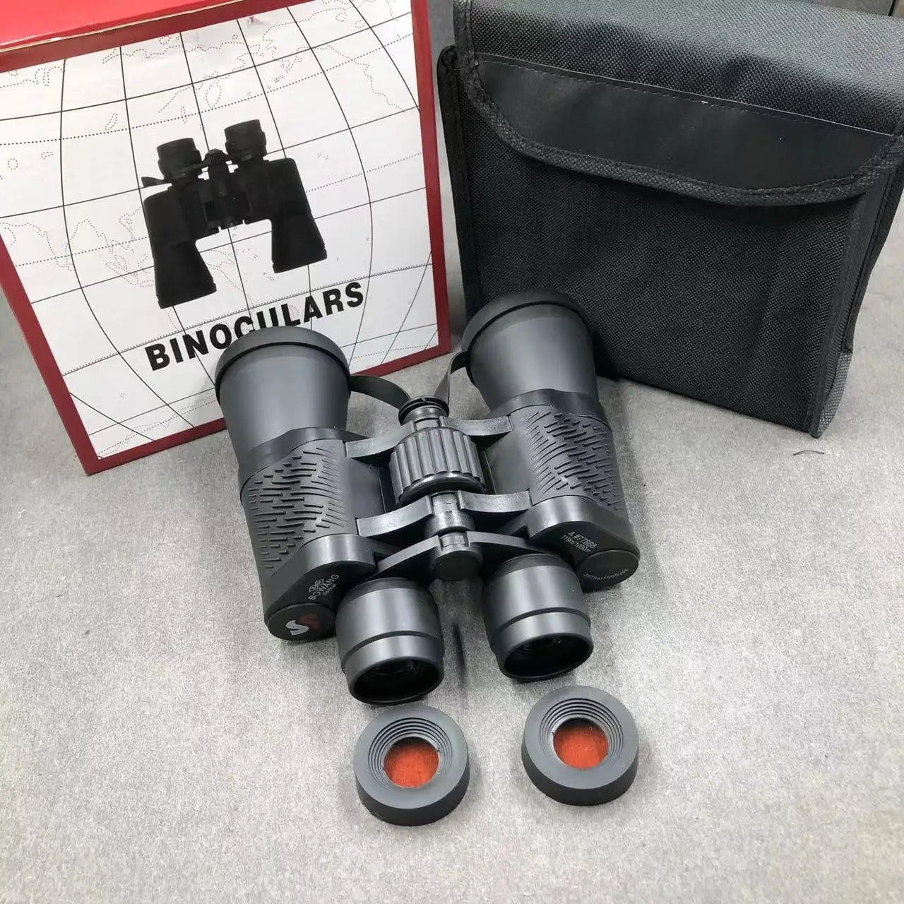 50x большой телескоп набор бинокль HD для охоты на открытом воздухе spyglass оптический