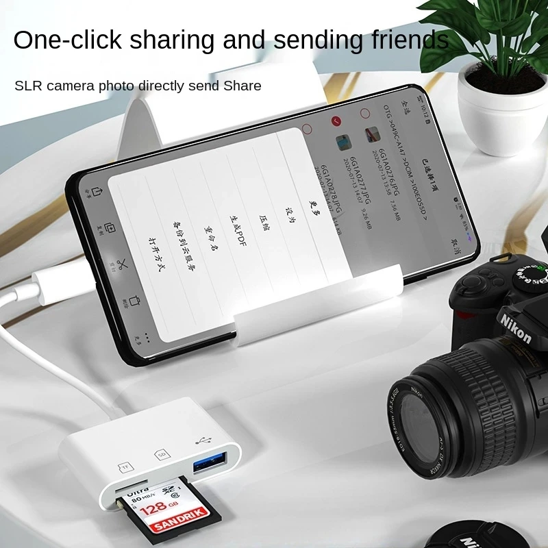 Type-C адаптер TF CF устройство чтения карт памяти SD кард-ридер OTG писатель Compact Flash USB-C для IPad Pro Huawei Macbook с разъемом