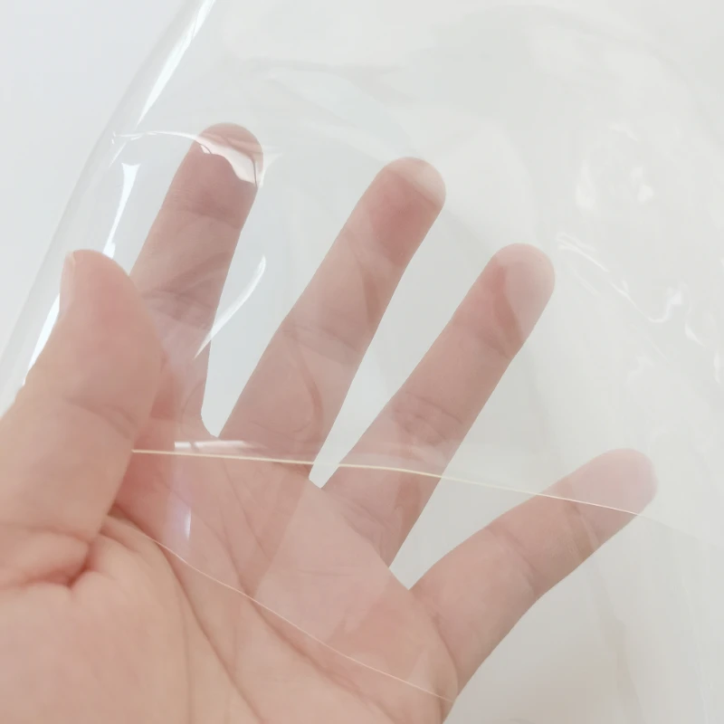 Yellowing resistant transparent TPU film environmentally friendly high elastic TPU film