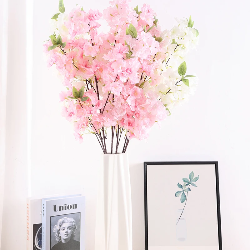 Aritificial Flower Wedding decoration simulation flower wholesale artificial cherry blossom tree wedding centerpieces