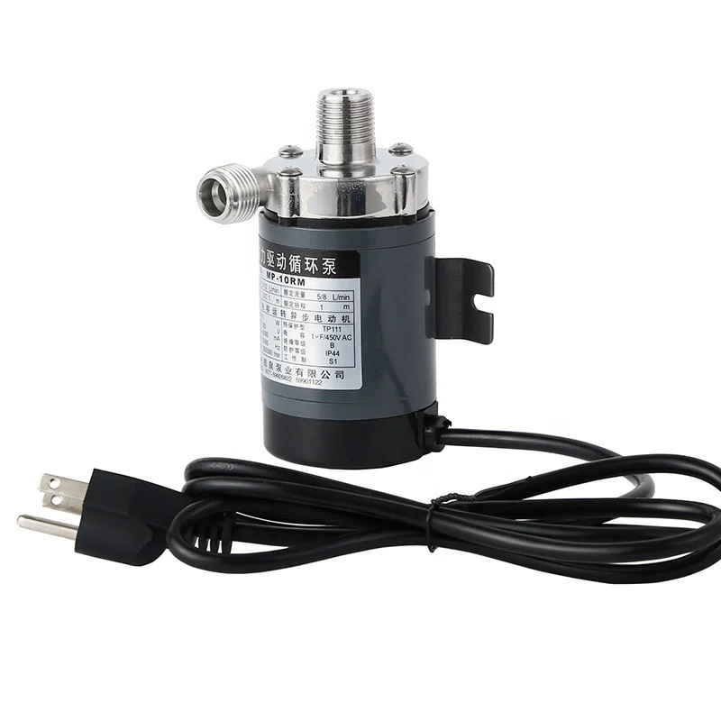 Hot Sale Home Brew Beer Transfer Pump Stainless Steel 304 Magnetic Drive Electric Food Grade Safe Use OEM Customizable for