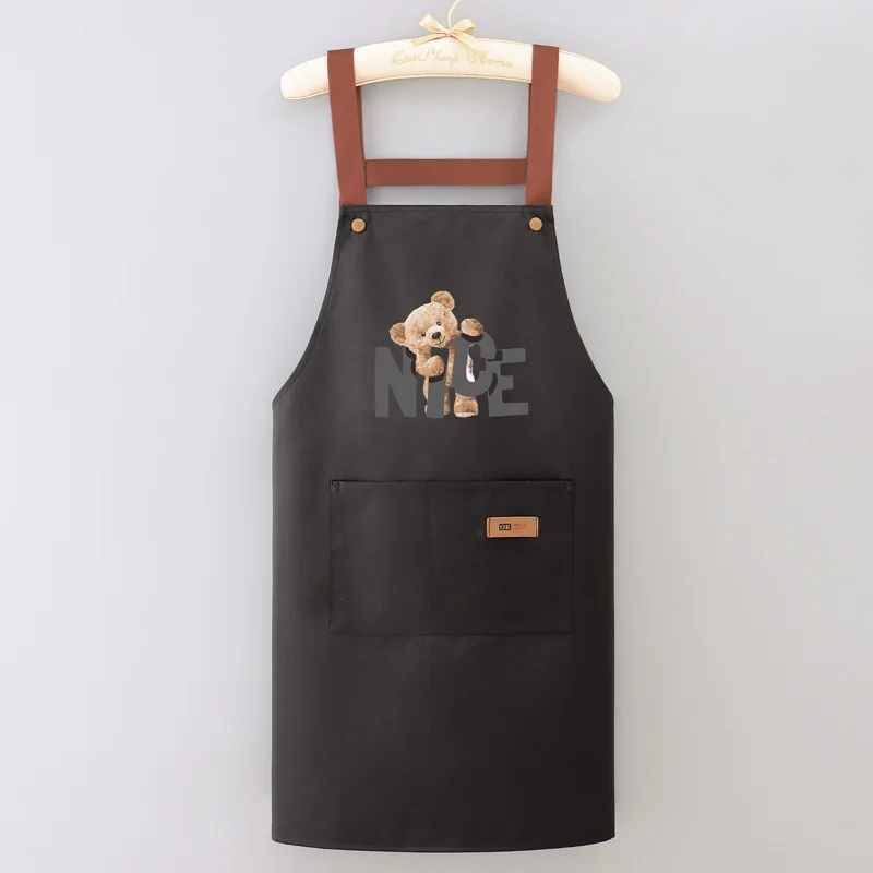 Custom Aprons Printed Logo Kitchen Apron Barber Denim Aprons