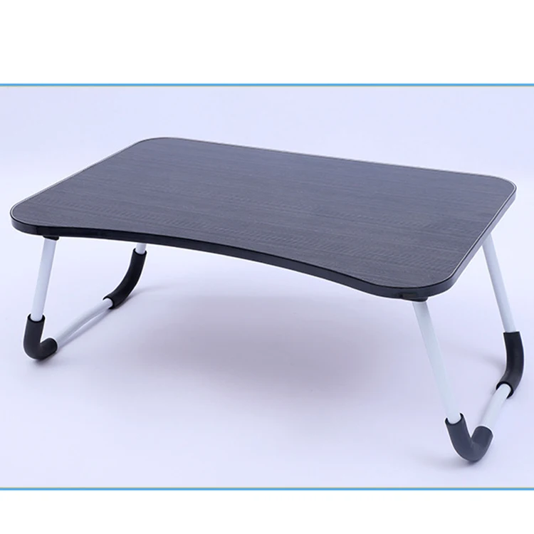 2022 mini adjustable foldable wooden laptop table portable folding ergonomic laptop desk stand for bed