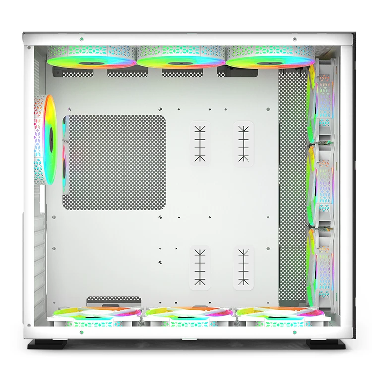 2022 новый дизайн корпус для ПК ATX игрового процессора Mid Tower с RGB вентиляторами