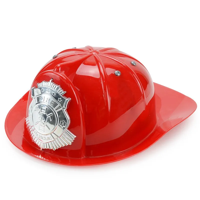ANTMAX Plastic Kids Firefighter Hat Fire Chief Fireman Helmet Pretend Play Toys for Boys Girls Role Play