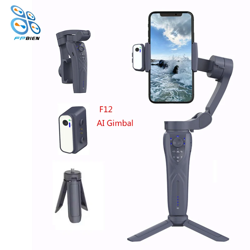 Автоматическое отслеживание лица складной 3-осевой стабилизатор