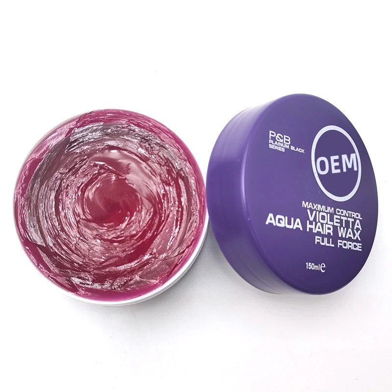 organ wax pomade gel private label hair color wax
