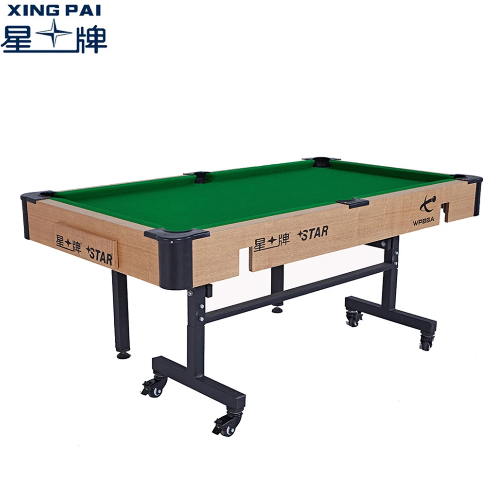 Wpbsa уполномоченным представителем XING Пай звезда бильярдный стол 6Ft мини складной для обучения детей