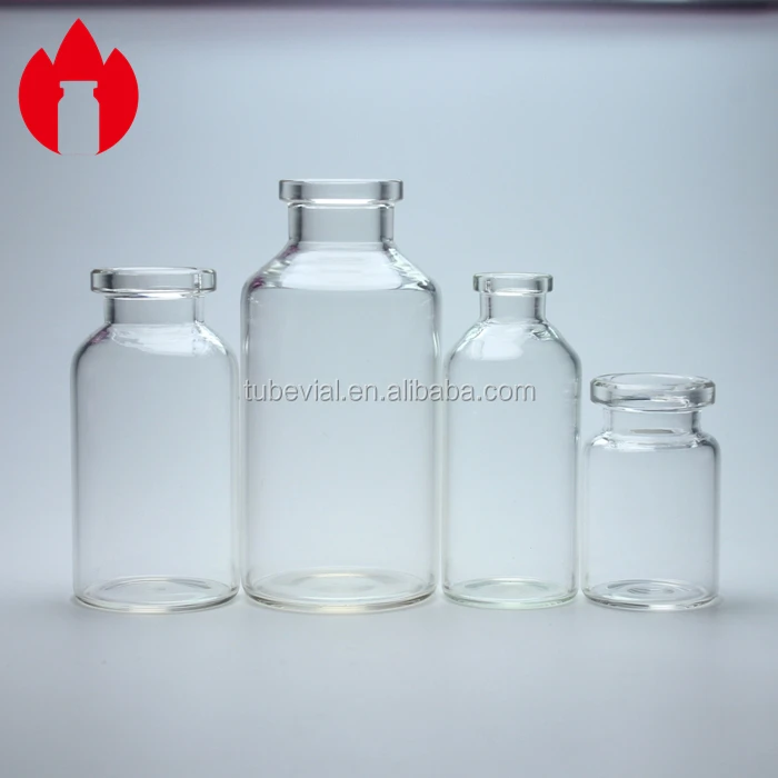 Custom 2ml 5ml 10ml 30ml Clear Medicinal Borosilicate Small Glass Bottle Vial