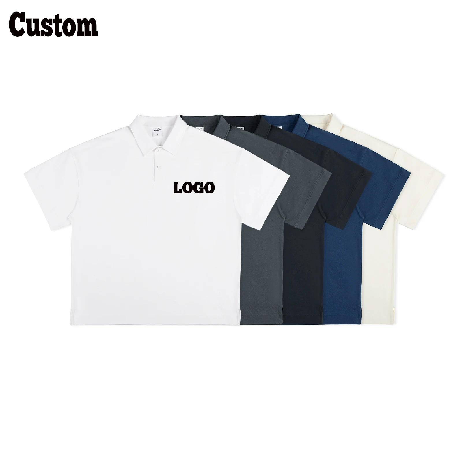 High Quality Mem Black t-shirt with Pocket Custom Printed Tshirt Brand OEM 100% 260 Gms Cotton Thick Boxy Plain Mens T-shirt
