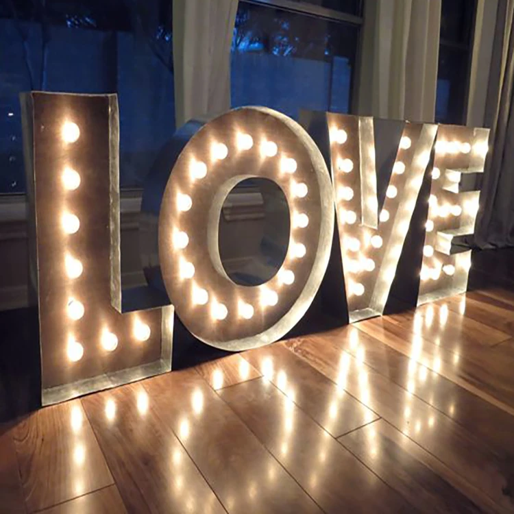 4 ft marquee letters Letter Sign birthday numbers  outdoor large light up letters for sale