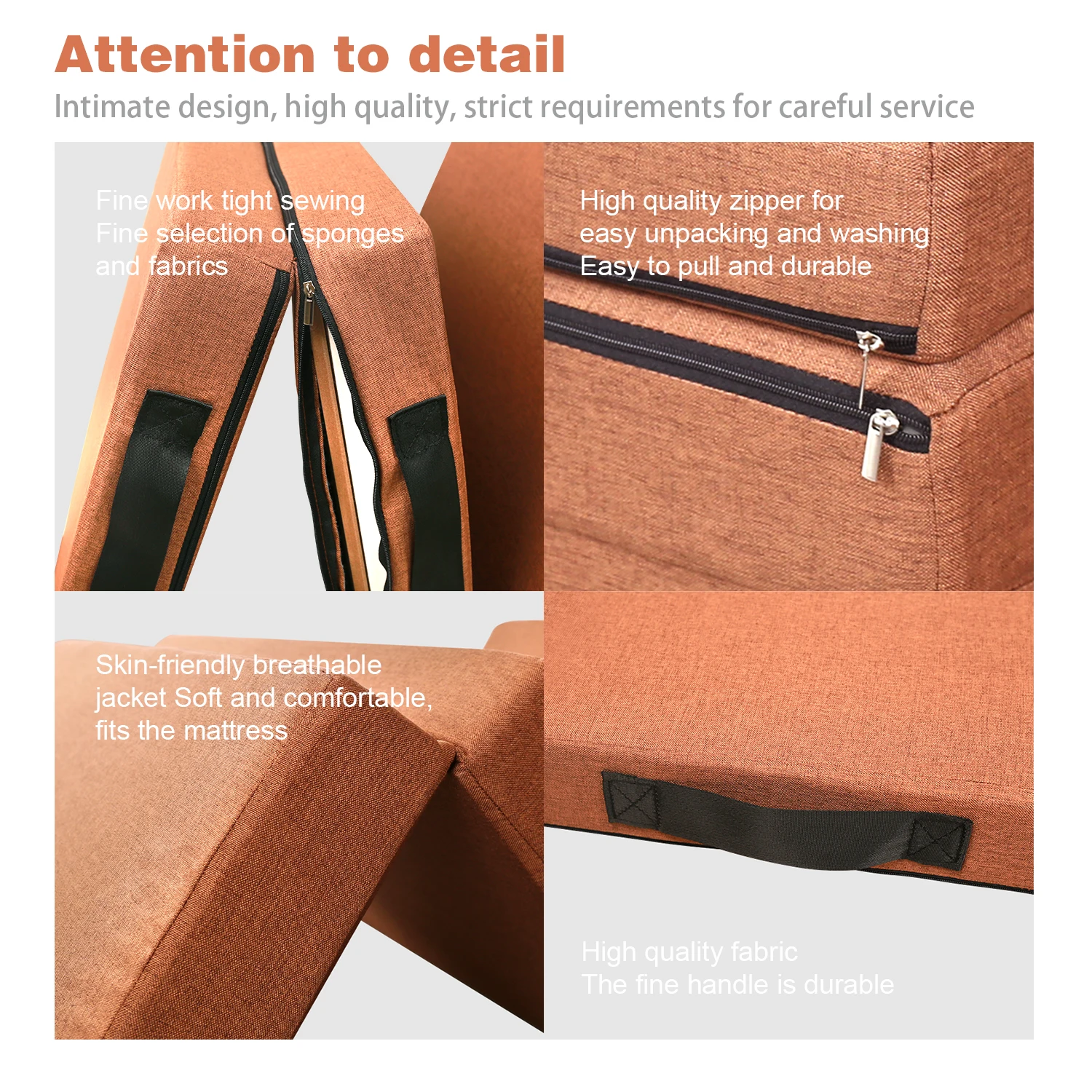 Saien hot sales customized bed folding Mattress Foam Children Sleep Mat Topper sponge foldable orthopedic mattress bed for home