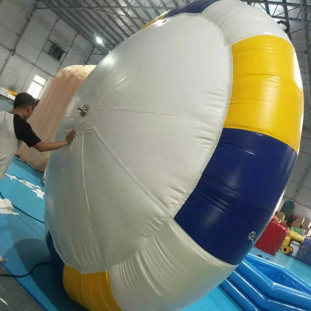 hot sales customized funny inflatable water Saturn/disco boat with 0.9mm PVC tarpaulin best quality