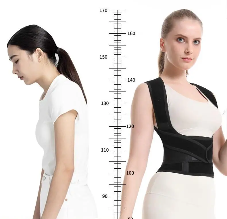 Improve Upper Adjustable Clavicle Back Support Brace Back Posture Corrector Posture Trainer Sports for Women Men