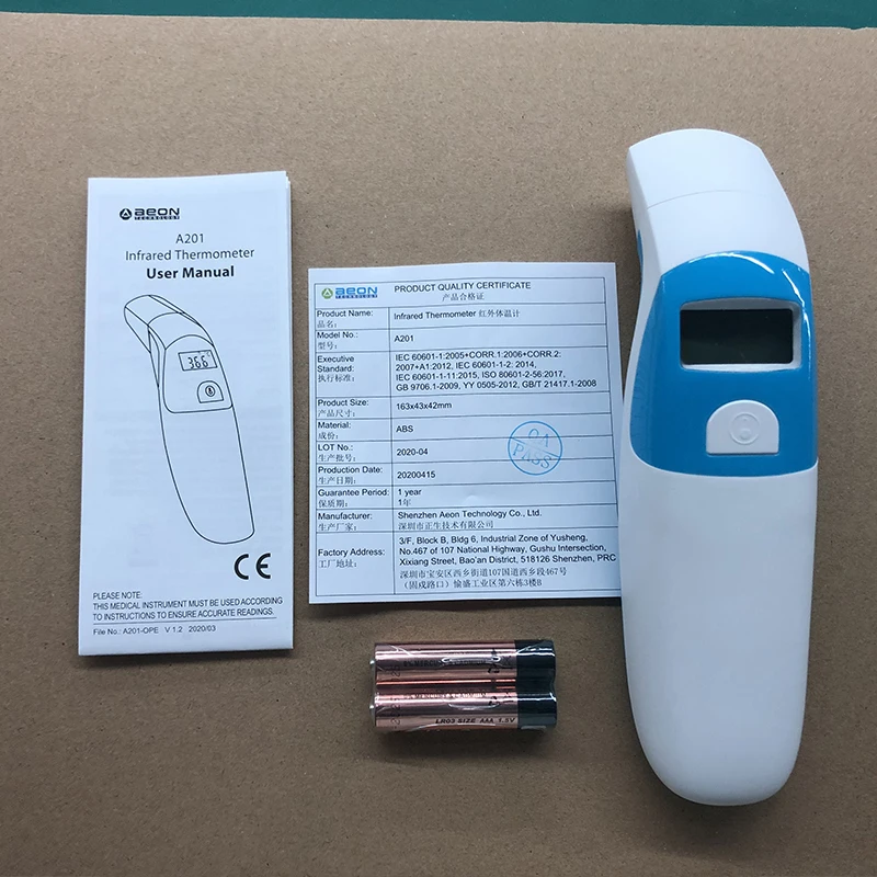 Electronic  Forehead And Ear Digital Fever  Thermometer  Infrared With CE