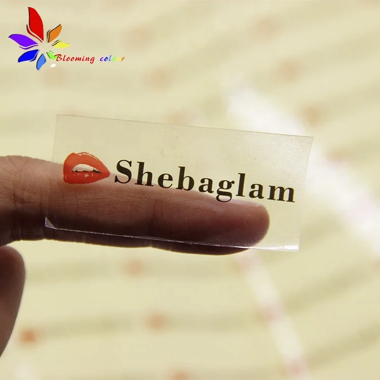 Qingdao factory self adhesive sticker labels / customized sticker printing for garments