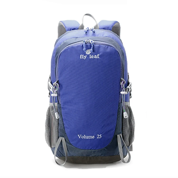Custom branded sports backpack outdoor athletic backpack 35l blue travel mens sport backpack