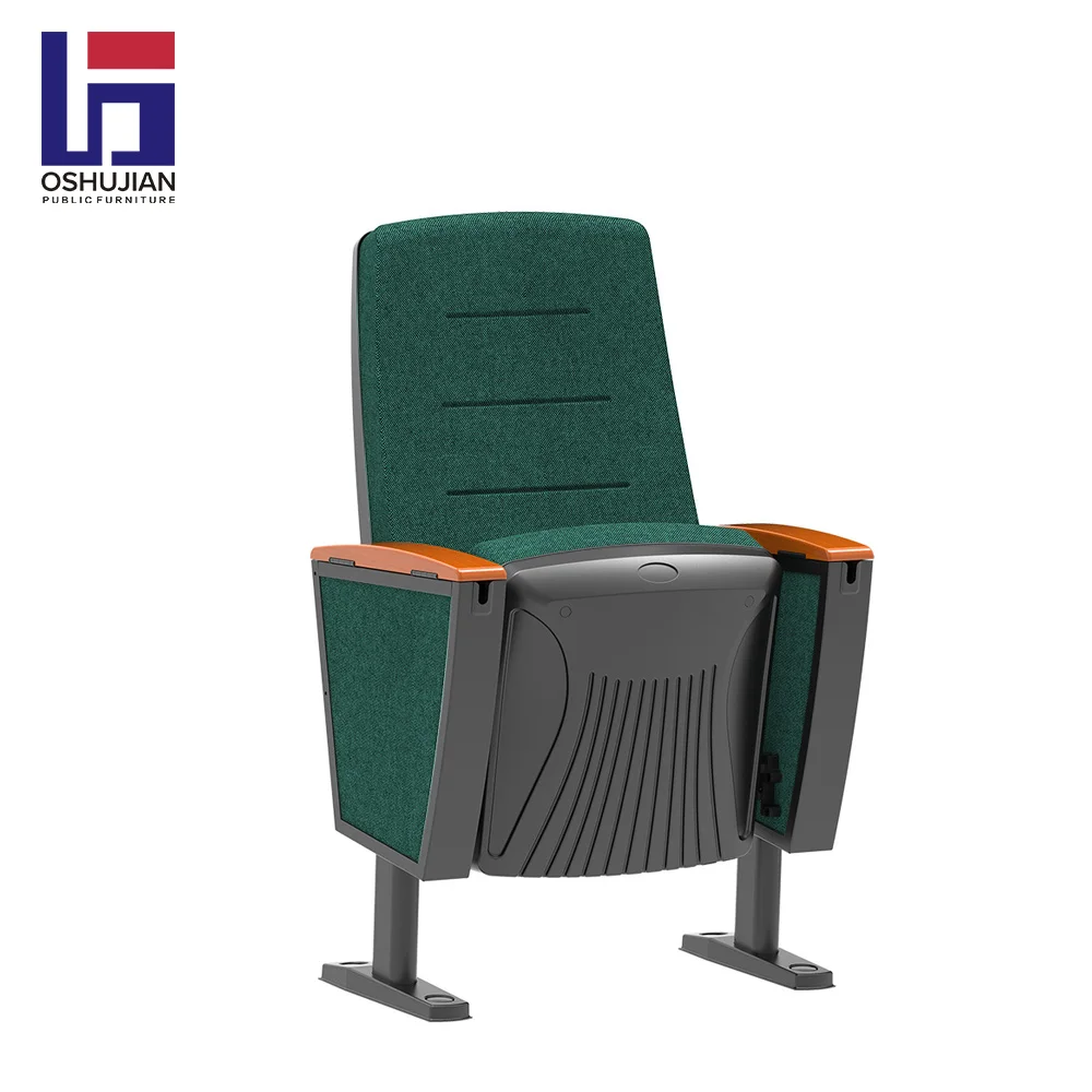 Factory Theater seating furniture lecture hall training fabric cushion plastic auditorium chair