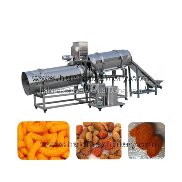 High Quality Type Corn Puff Sticks Curls Chips Snacks Extruder Machine 400kg/h-1000kg/h