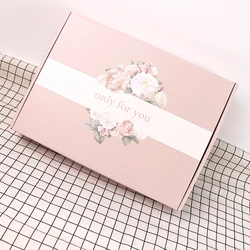 Free Design Sturdy B Flute Corrugated Paper Packaging for Online Business, Custom Roll End CMYK Full Color Printed Mailer Box