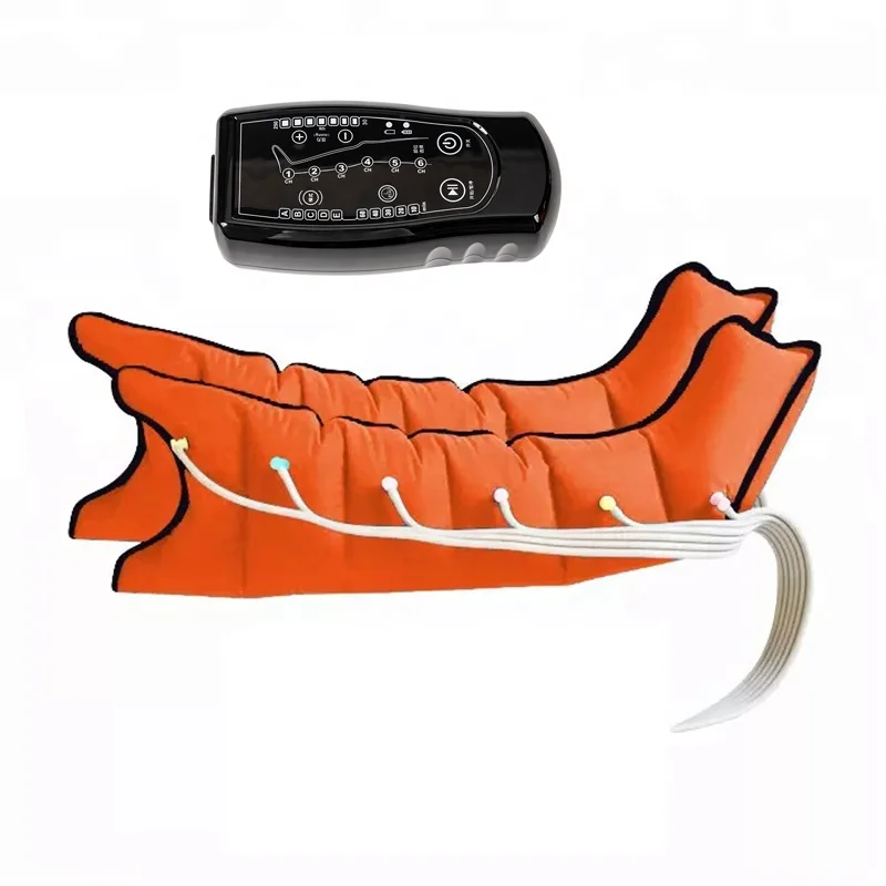 FOFO  Lymph Drainage Therapy System Massage Device 5 Chamber Air Compression Leg Massage Boots