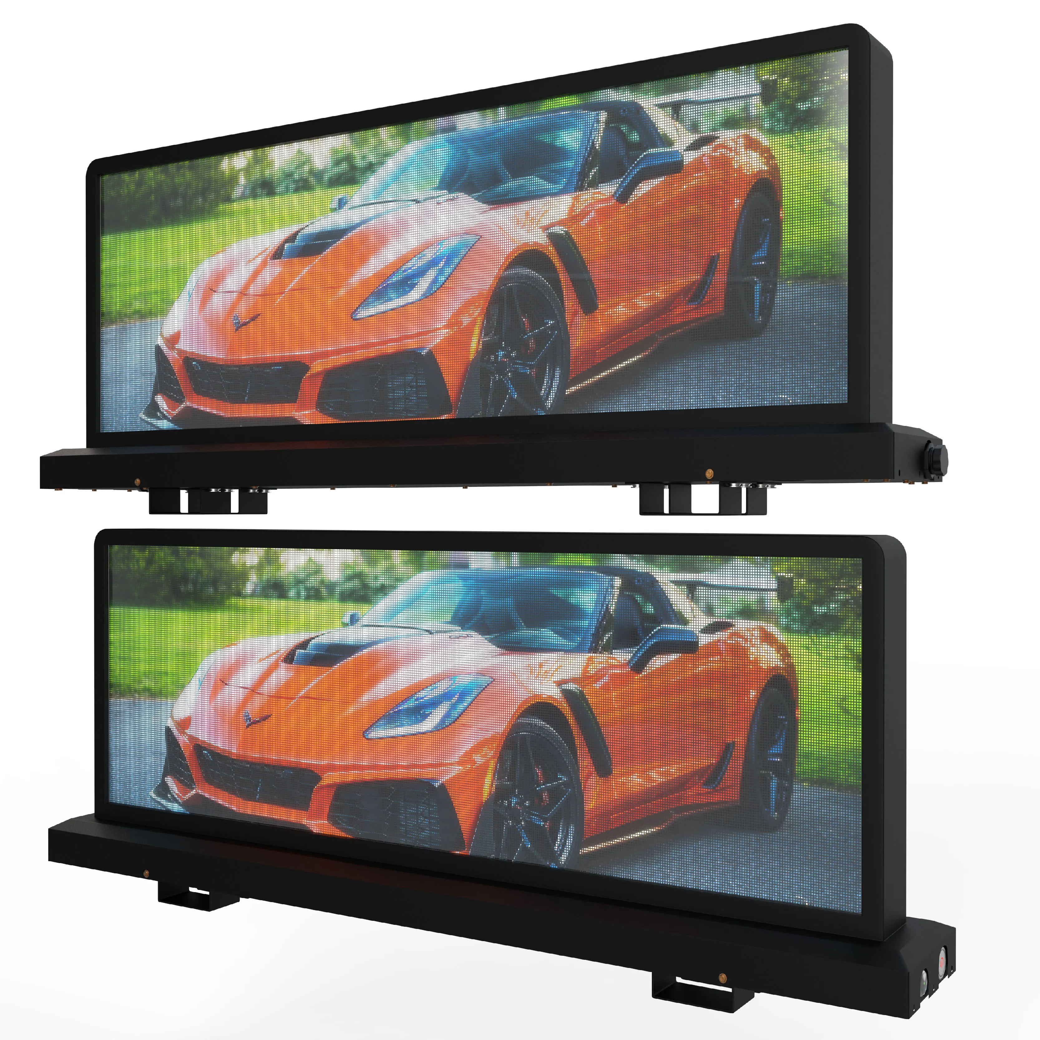 Taxi Top LED Display Car LED Screen Ultra Thin LED Dual Side  Wifi GPS  Advertising Screen