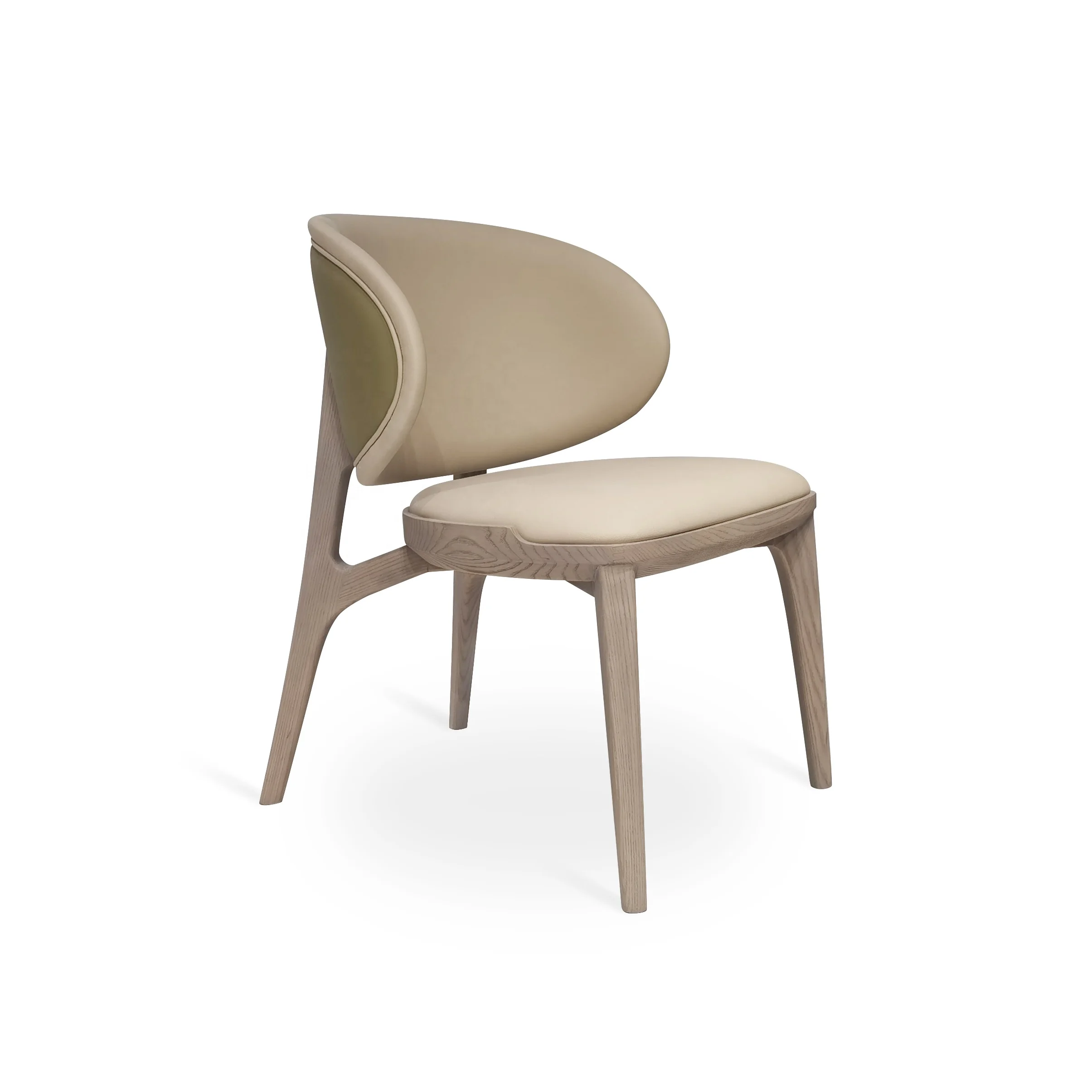 Foshan Manufacturer Custom Modern Wabi-sabi Style Cafe Restaurant Dining Table Sets 6 Chairs Oak Wooden Dining Chairs