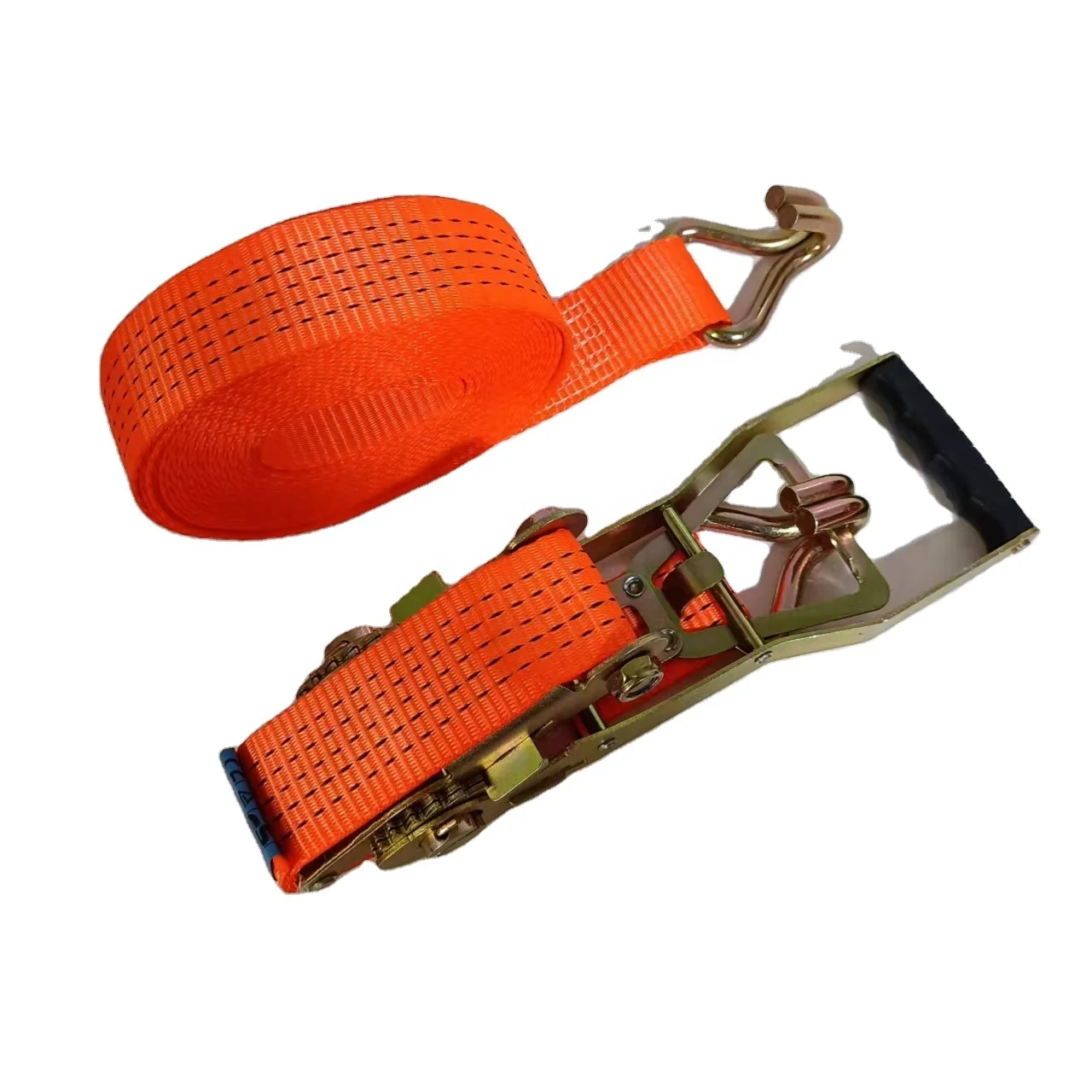 Competitive price 2 inch 50mm 10m truck strap polyester ergo ratchet tie down lashing strap 50 mm x 10 Meter Ratchet belt