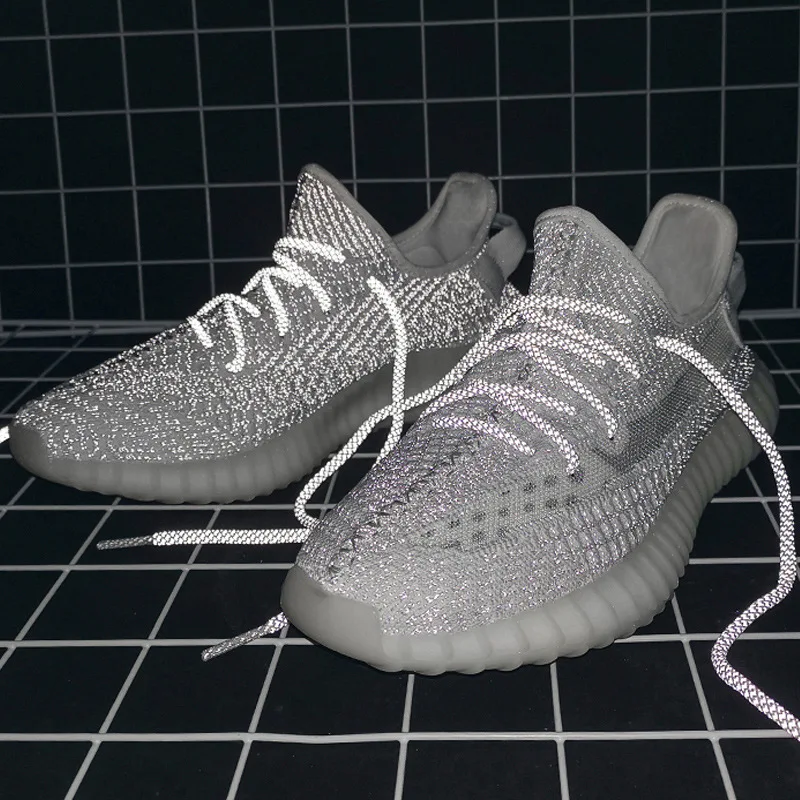 
Quality Reflective Yeezy 350 V2 Style Women Casual Sneakers Sports Shoes with -E-TPU Breathable Knit shoes for men 