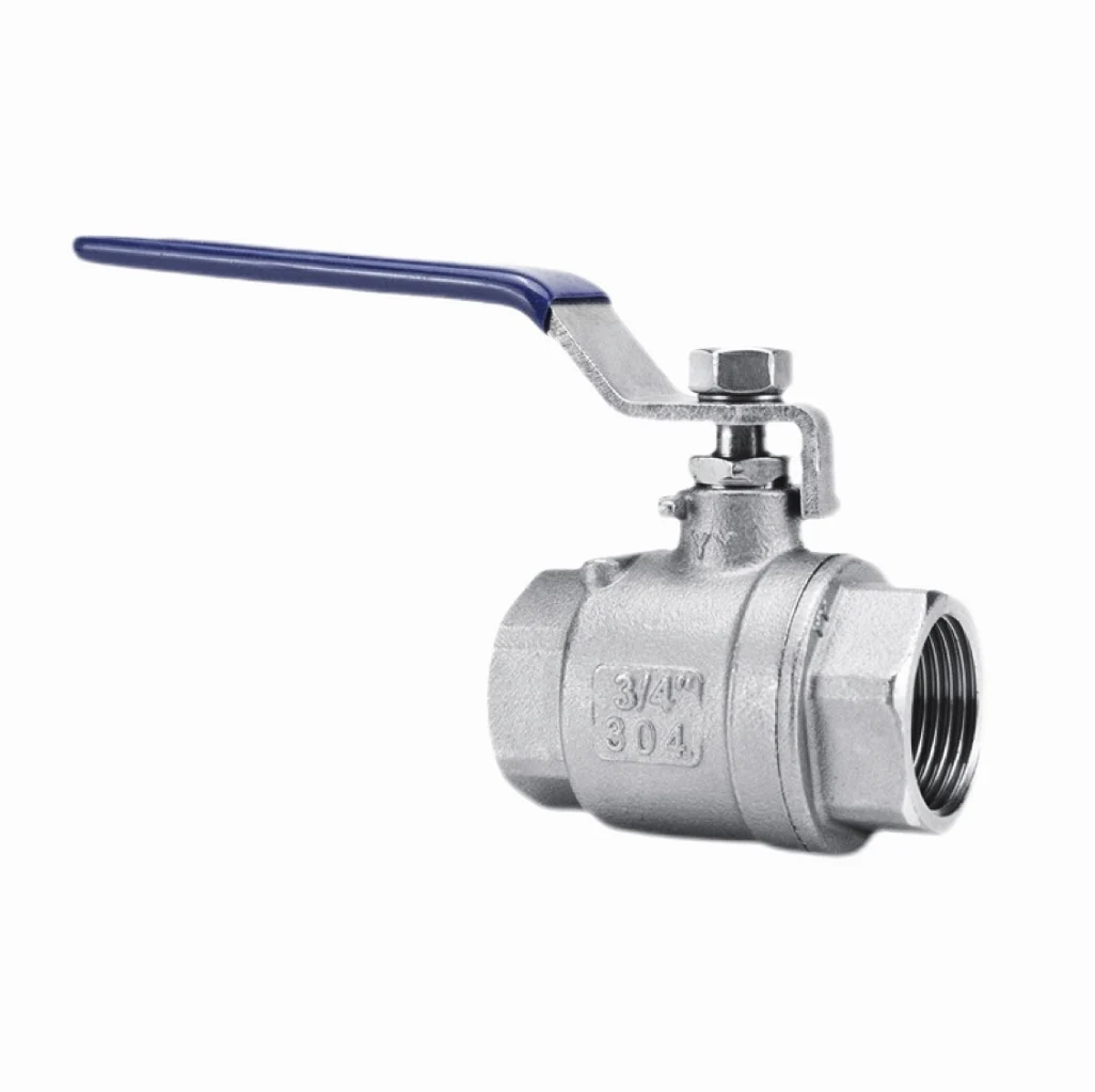 Wholesale 316 Stainless Steel ball Valve 2-Piece High Flow Female Threaded Manual Valve 304 Floating Threaded Ends Ball Valves