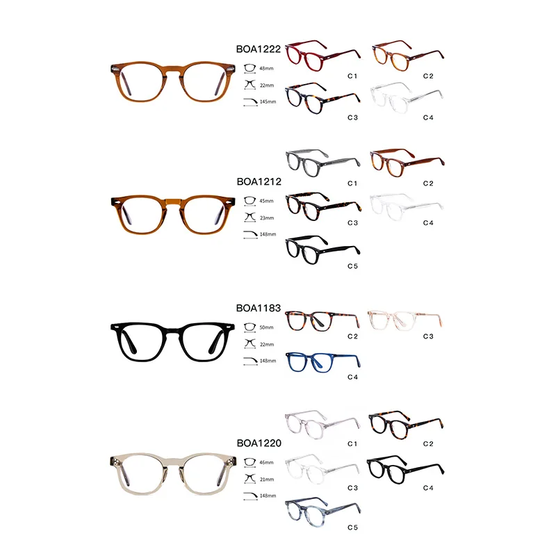Cellulose cheap acetate mixed reading eyewear frames eye glasses