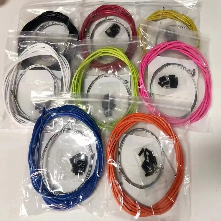 MTB Road Bicycle Shift Brake Cable Set 4mm/5mm Line Tube Multiple Colour Bike Brake Line Tube Inner Line